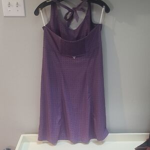 Elegant Purple Midi Dress